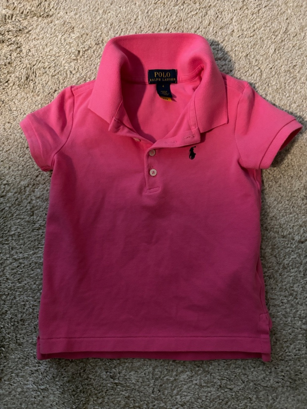 Polo by Ralph Lauren Bright Pink Girls' Polo Shirt